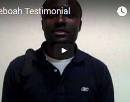 Dr. Yeboah's Testimonial